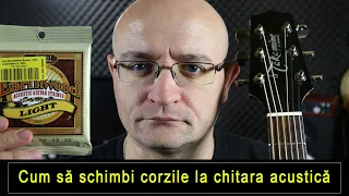 Cum să schimbi corzile la chitara acustică, clasică sau electro acustică