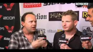 Lars Ulrich and Corey Taylor interviewed together backstage (EXCLUSIVE)