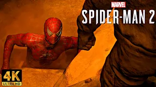 Peter and Miles VS Sandman with the Sam Raimi Suit | Marvel's Spider-Man 2 (4K 60FPS HDR)