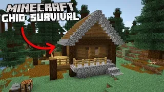 Cum sa Faci o Casa de Inceput! - Ghid Pentru Survival Minecraft 1.14 [4]