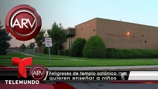 Templo satánico quiere dar clases a niños en Utah | Al Rojo Vivo | Telemundo