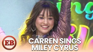 CARREN SINGS MILEY CYRUS | Eat Bulaga | April 22, 2023