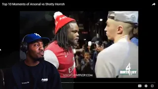 Top 10 Moments of Arsonal vs Shotty Horroh | NoLifeShaq REACTION