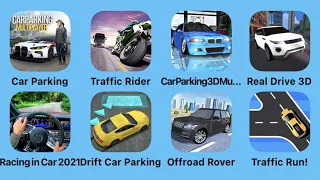 Car Parking, Traffic Rider, Car Parking 3D and More Car Games iPad Gameplay