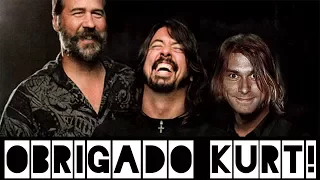 Dave Grohl agradece Kurt Cobain no palco com Krist Novoselic em show do Foo Fighters!