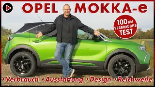 Opel Mokka-e 100 km Verbrauch Test im kleinen Elektro SUV | Batterie Reichweite Laden Review 2022