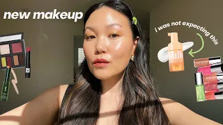 NEW MAKEUP that shocked me | Milk Makeup Cloud Primer, Ciele SPF Bronzer, Chocolate Tubing Mascara