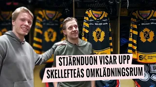 Visar upp Skellefteå AIK:s omklädningsrum: ”Han är MVP!”