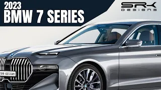 2023 BMW 7-Series - Is this how it will look? - Photoshop Car Rendering | SRK Designs