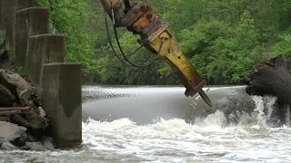 Brecksville Dam Demolition - Day 2 - #1