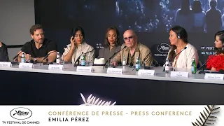 EMILIA PEREZ – Conférence de  presse – Français – Cannes 2024