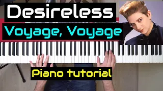 How to play: Desireless - Voyage Voyage | Piano tutorial by Evgeny Alexeev