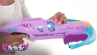 NERF Rebelle Secrets & Spies Codebreaker Crossbow | Product Demo