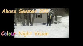 Akaso Seemor 200 Colour Night Vision Test