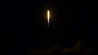 SpaceX night launch lights up Florida sky