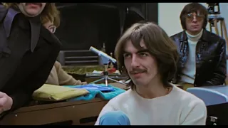 George Harrison doesn't want to go on the rooftop | #getback #thebeatles