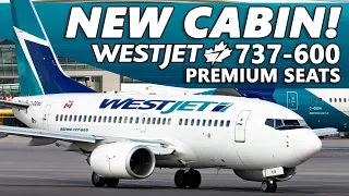 NEW CABIN! WestJet 737-600 Premium Vancouver to Calgary