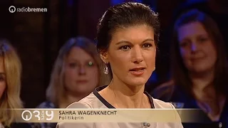 Sahra Wagenknecht am 18.03.2016 bei 3nach9