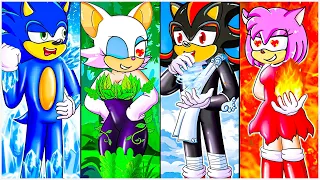 OH NO , Fire, Water, Air and Earth - Sonic the Hedgehog 2 Animation.
