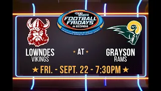 Football Fridays in Georgia: Lowndes at Grayson