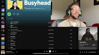 Noah Kahan's BUSYHEAD gives my younger self a much needed hug *ALBUM REACTION* #wobbqwednesday