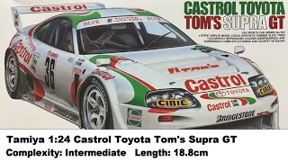 Tamiya 1:24 Castrol Toyota Tom's Supra GT Kit Review