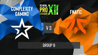 CS:GO - Complexity vs. Fnatic [Nuke] Map 2 - ESL Pro League Season 12 - Group B - EU