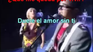 Karaoke Aleks Syntek Ft.  Ana Torroja - Duele el amor