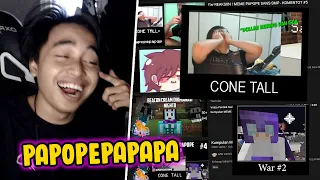 REACT MEME PAPOPE SANS SMP NGAKAK SUMPAHH