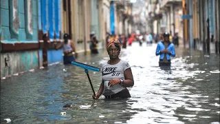 Ураган Ирма. Гавана. Куба
