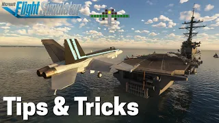 MSFS2020 CARRIER LANDING TUTORIAL | TOP GUN Maverick DLC