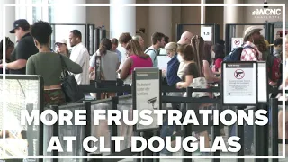 Hundreds of flights delayed, dozen canceled at Charlotte Douglas Airport over the weekend