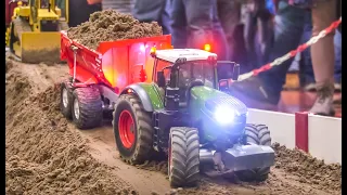 Modified RC Tractors! RC Trucks! Hard construction site work!