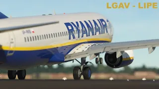 MSFS LIVE | PMDG 737-800 | Ryanair OPS | Athens to Bologna | VATSIM