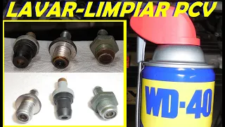 Como lavar la Valvula PCV con WD-40