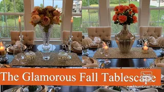 The Glamorous Fall Tablescape Series Part 1 || Thrifting Inspired