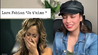 VOCALIST REACTS TO Lara Fabian - Je t'aime - Live in Paris, 2001 || Emotional Reaction @LaraFabianofficial