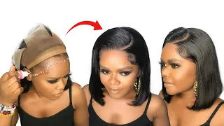 How To Install a Frontal Wig For Beginners/ Aligrace Hair