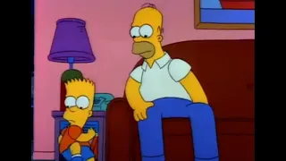 Bart é beijado na boca pela amiga da Lisa no verdade ou desafio (os Simpsons)