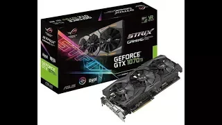 Asus Strix 1070ti 8gb в Майнинге Ethereum и Zcash