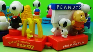 2000 SNOOPY 50th ANNIVERSARY PARADE PEANUTS CELEBRATION set of 8 McDONALD'S HAPPY MEAL COLLECTION