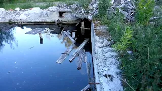 Заброшка на озере у Брянска
