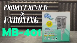 MB401 Hang on filter - Product review + unboxing