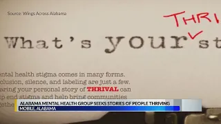 Alabama mental health group seeks stories of people thriving