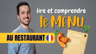 😋🍴 How to read and understand the French menu?