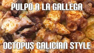 How to cook a genuine pulpo a la gallega/octopus Galician style, Spanish tapas, fish recipes