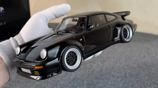 Porsche 911 (930) Turbo Wangan Midnight Blackbird в масштабе 1/18