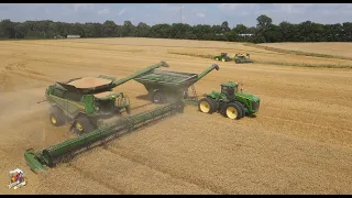 Cutting Wheat & Planting Double Crop Soybeans in Western Kentucky