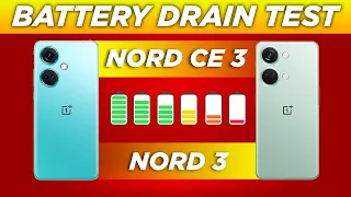 OnePlus Nord CE 3 vs OnePlus Nord 3 Battery and Performance Test | This is shocking! 🤯