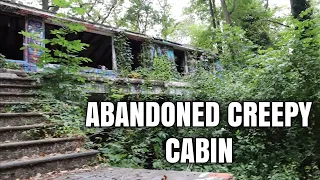 ABANDONED CREEPY CABIN IN THE WOODS!